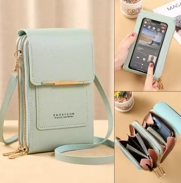Crossbody Phone Wallet for Her