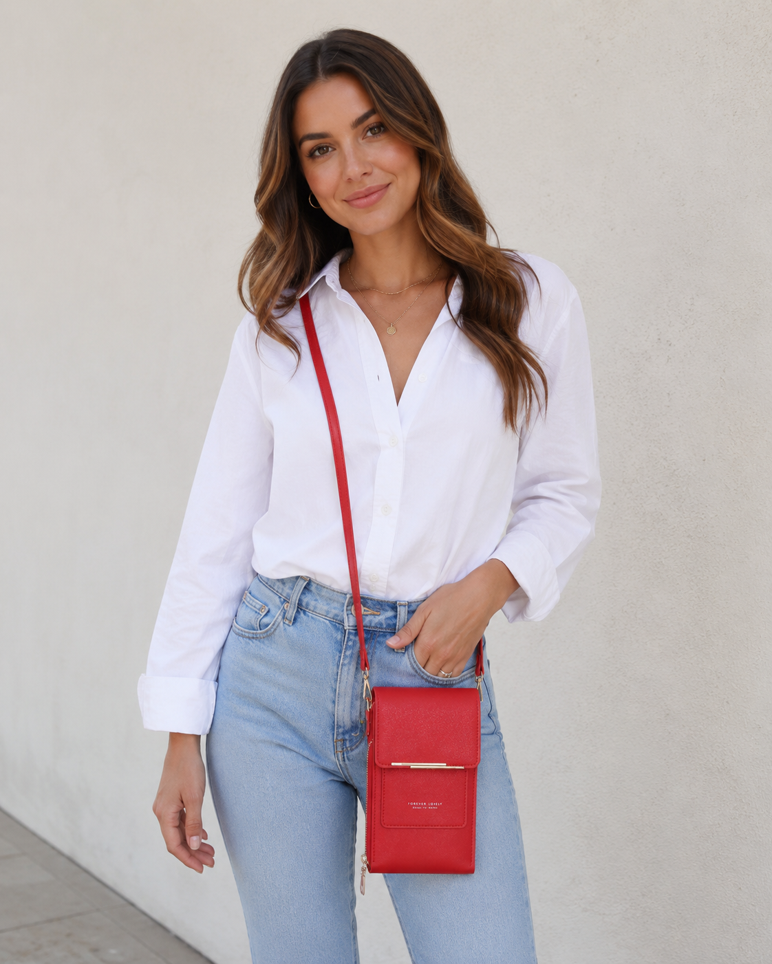 Crossbody Phone Wallet for Her